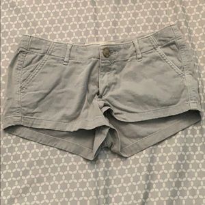 Grey hollister shorts